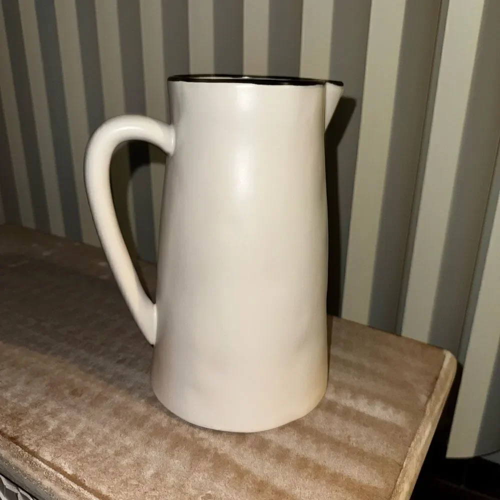 New Rae Dunn Farmline ceramic cow pitcher FRESH
